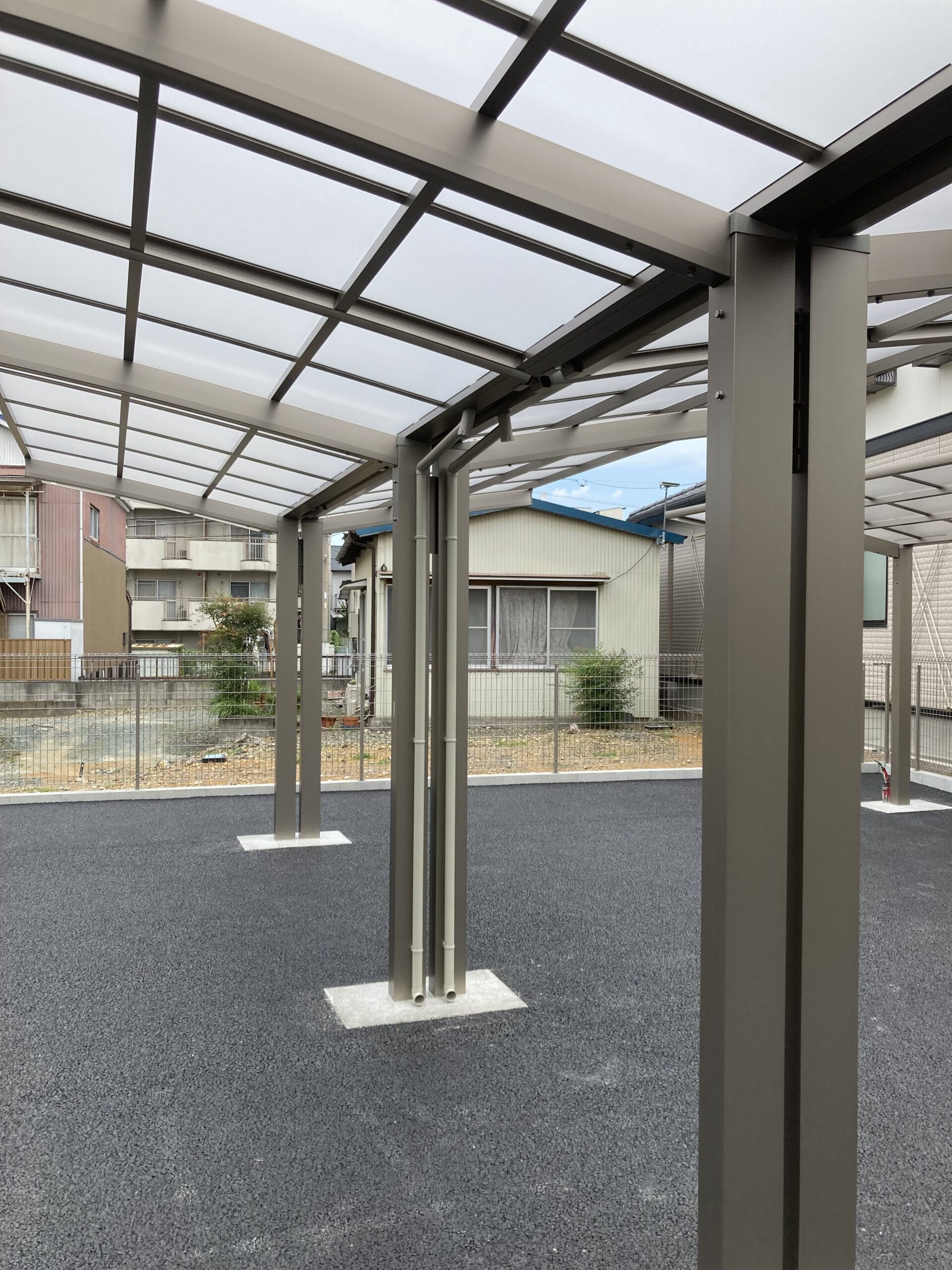 浜松市中区住吉大型施設サイクルポート工事