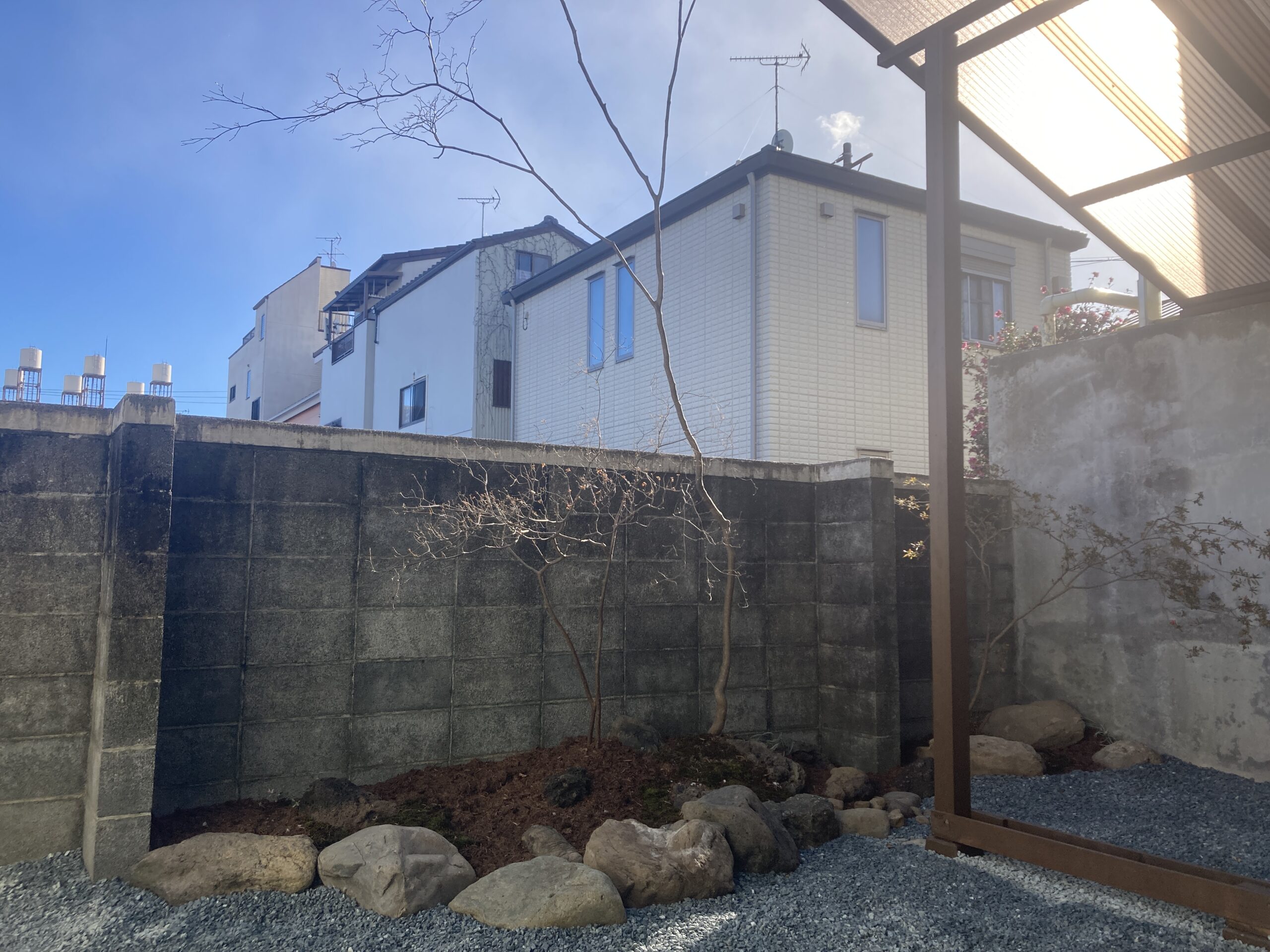 12月　静岡市駿河区大和I様邸　バックガーデンリフォーム完工致しました✨